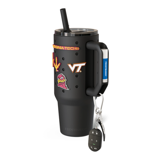 Thicc Buddy 40oz | Virginia Tech Hokies | Skin + Budz Bundle