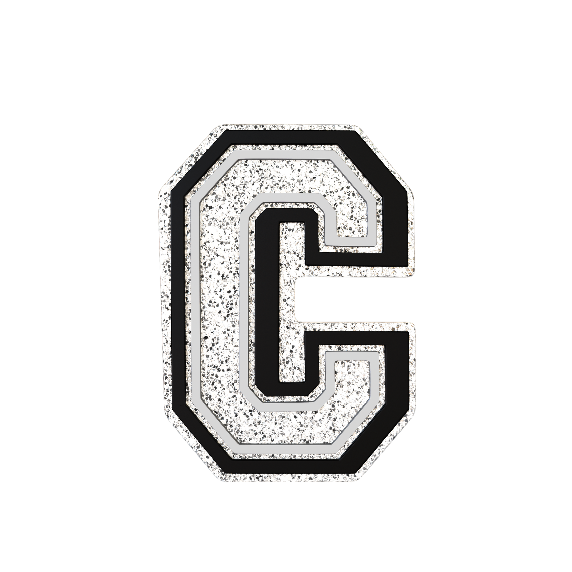 Budz | Silver Letter C
